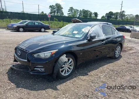 2015 Infiniti Q50 from USA, damaged, VIN JN1BV7AR7FM407589